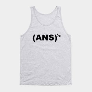 For The Kids Who Math (Black) Tank Top